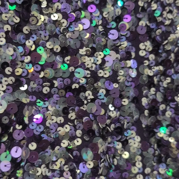 New Retrofete Nancy Purple Sequin Romper Size xs - Picture 7 of 8